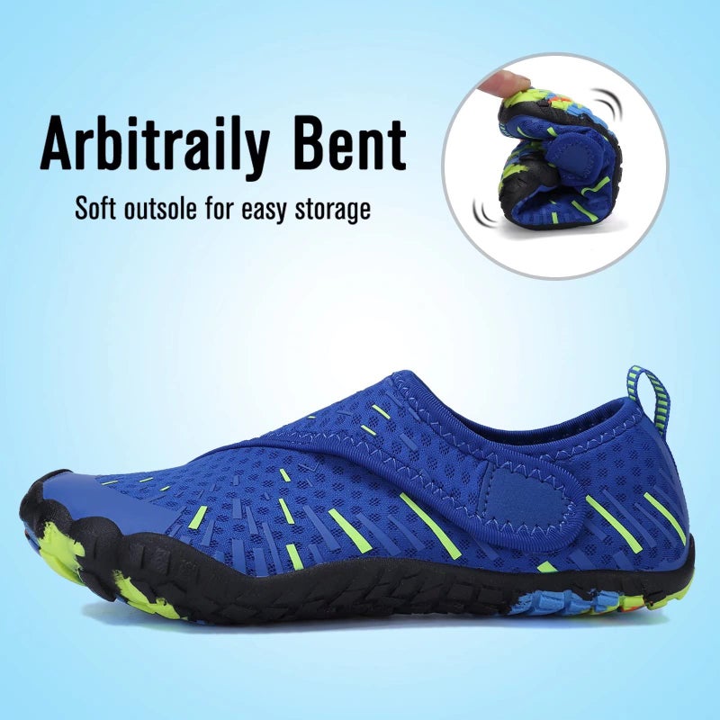 CIOR Boys & Girls Water Shoes Sports Aqua Athletic Sneakers Lightweight Sport Shoes(Toddler/Little Kid/Big Kid) U1ELJSX011-Blue.green-29 - Image 5